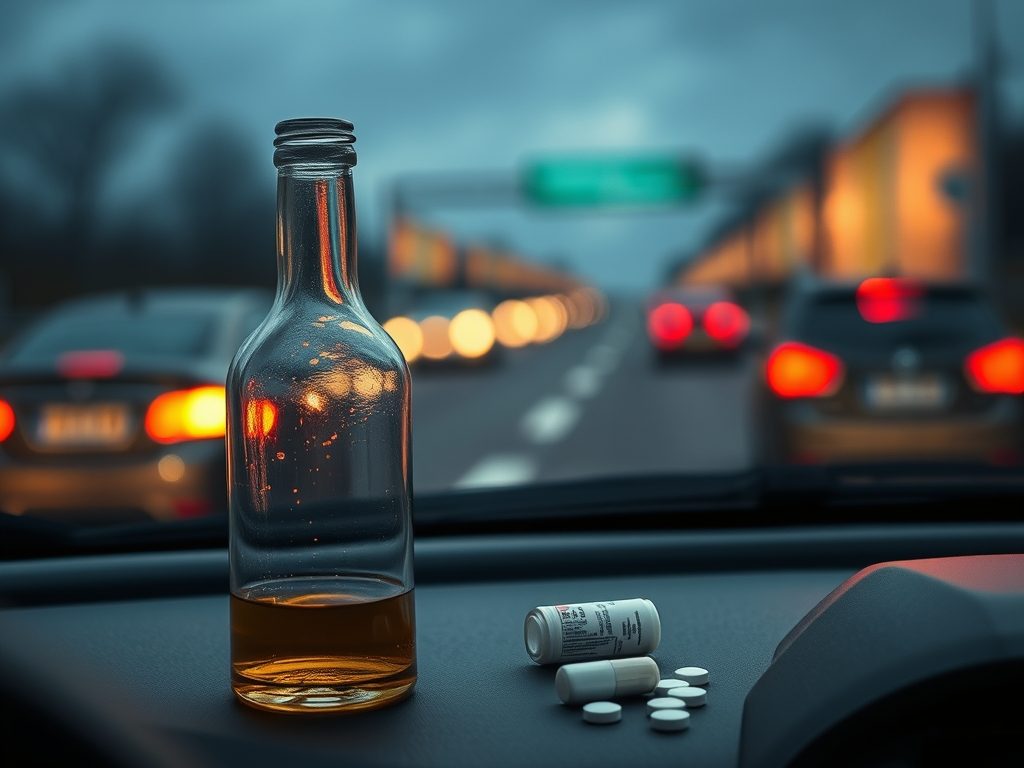 Jazda po lekach i alkoholu – kiedy zaczyna się ryzyko i jak działa zakaz prowadzenia